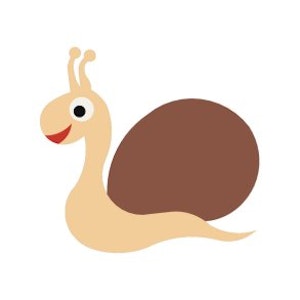 2D EPDM Figur - Snigel, baby - bild 1