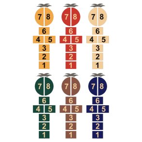 2D EPDM Figur - Hoppruta pojke, liten