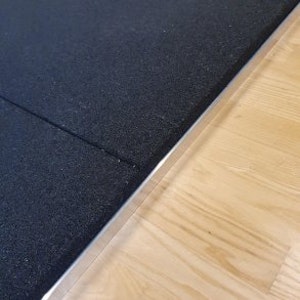 Bonkers XL fitnessplatta, 1000 x 1000 mm, 15 mm, SVART - bild 5