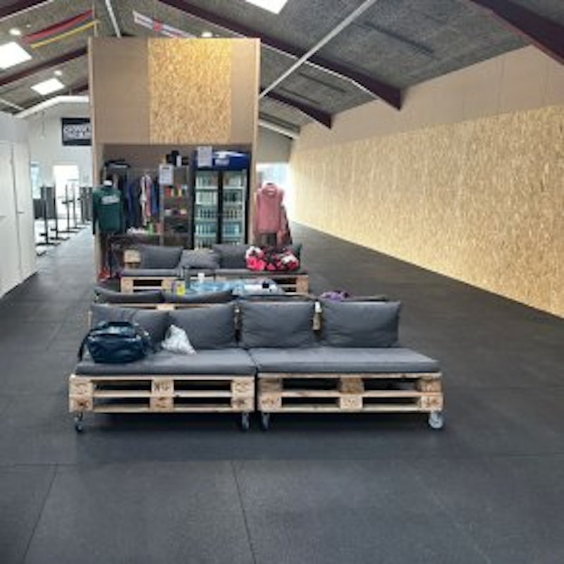 Bonkers XL fitnessplatta, 1000 x 1000 mm, 15 mm, SVART - bild 8