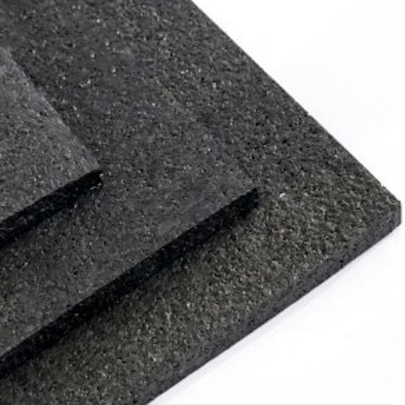 Svart Comfort golv, 6 mm, 1,25 x 10 meter