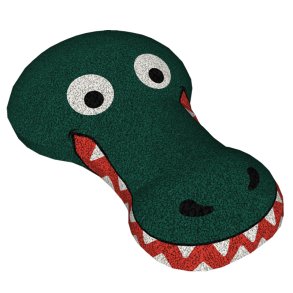 3D EPDM Figur - Krokodil, huvud