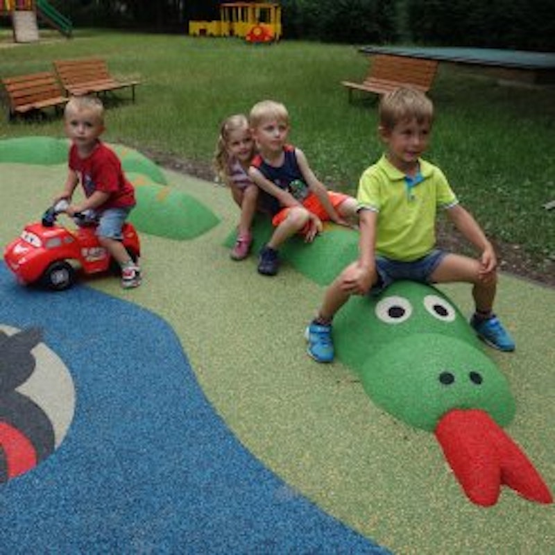 3D EPDM Figur - Orm, UV-färger, set med 5 delar - bild 2