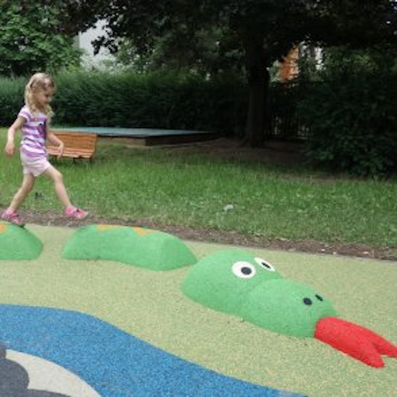 3D EPDM Figur - Orm, UV-färger, set med 5 delar - bild 3