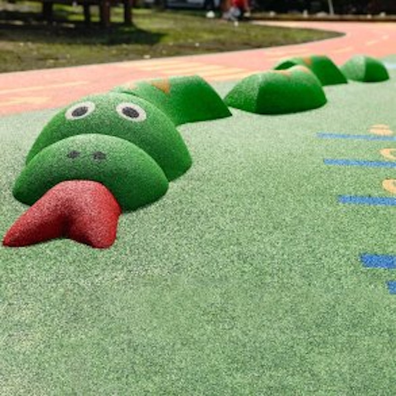 3D EPDM Figur - Orm, UV-färger, set med 5 delar - bild 4