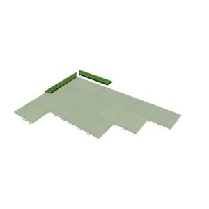 Gummi hörnkant, 1000 mm x 250 mm - bild 1