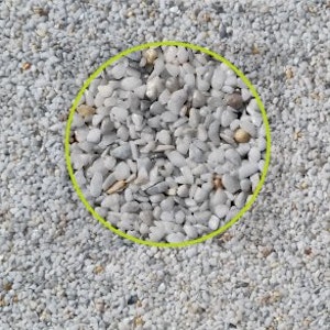 Sofia - vit krossad marmor 1,8-3 mm - 25 kg påse - bild 2