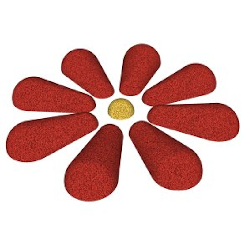 3D EPDM Figur - Blomma