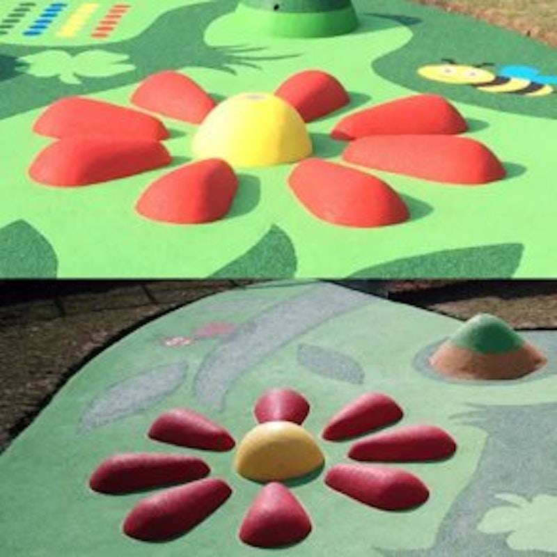 3D EPDM Figur - Blomma - bild 2