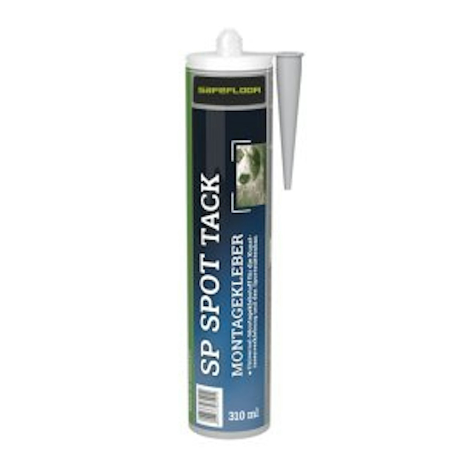 Spot tack, grönt PU-lim, 310 ml