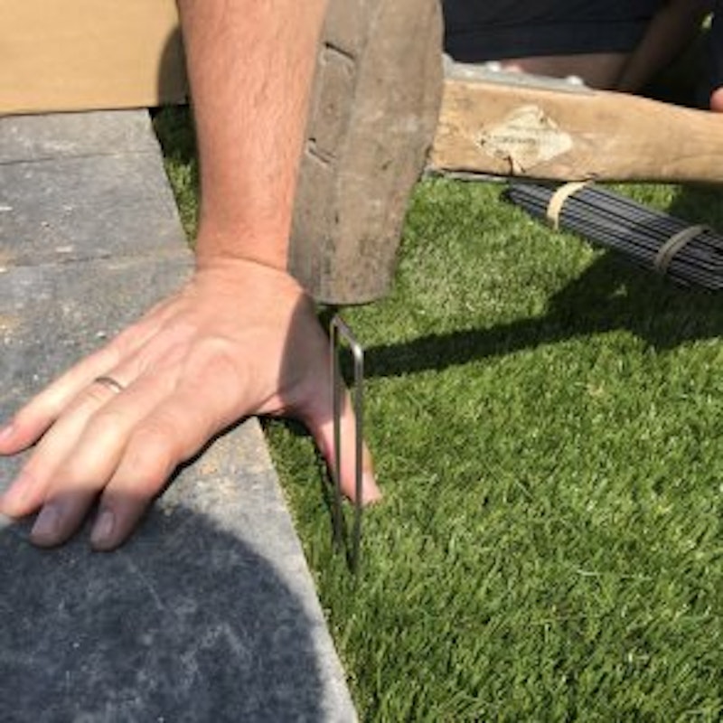 Spik för att fästa konstgräs och geotextil - 3 x 20 cm - bild 2