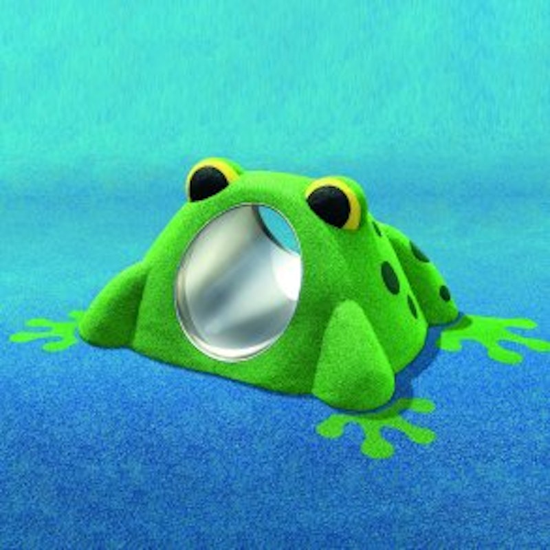 3D EPDM Figur - Groda med tunnel - bild 2