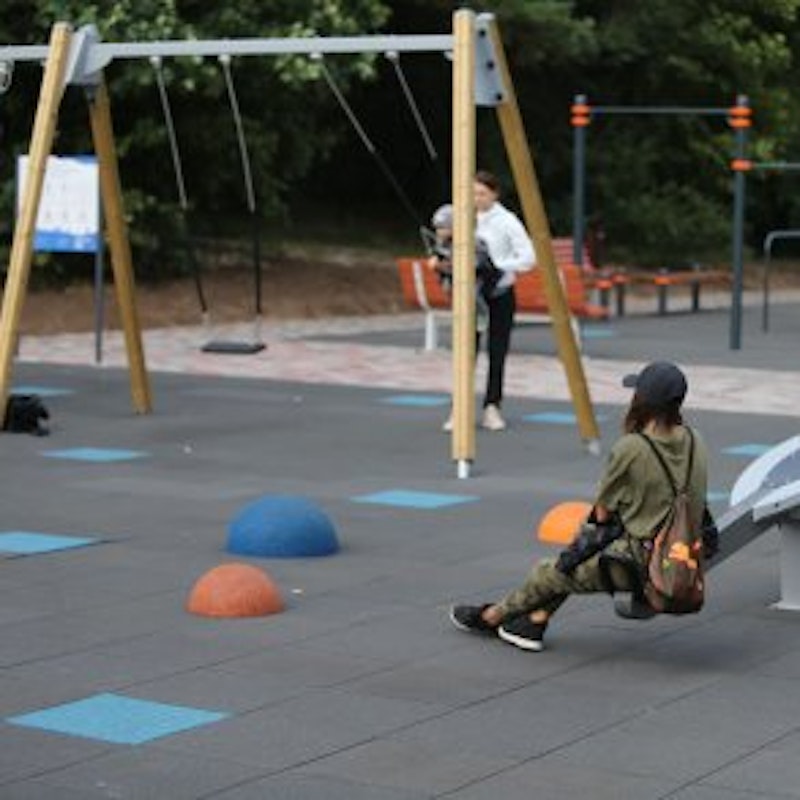 Gummiplatta 110 mm (40+70 mm), 503 x 1006 mm, fallhöjd 280 cm - bild 3