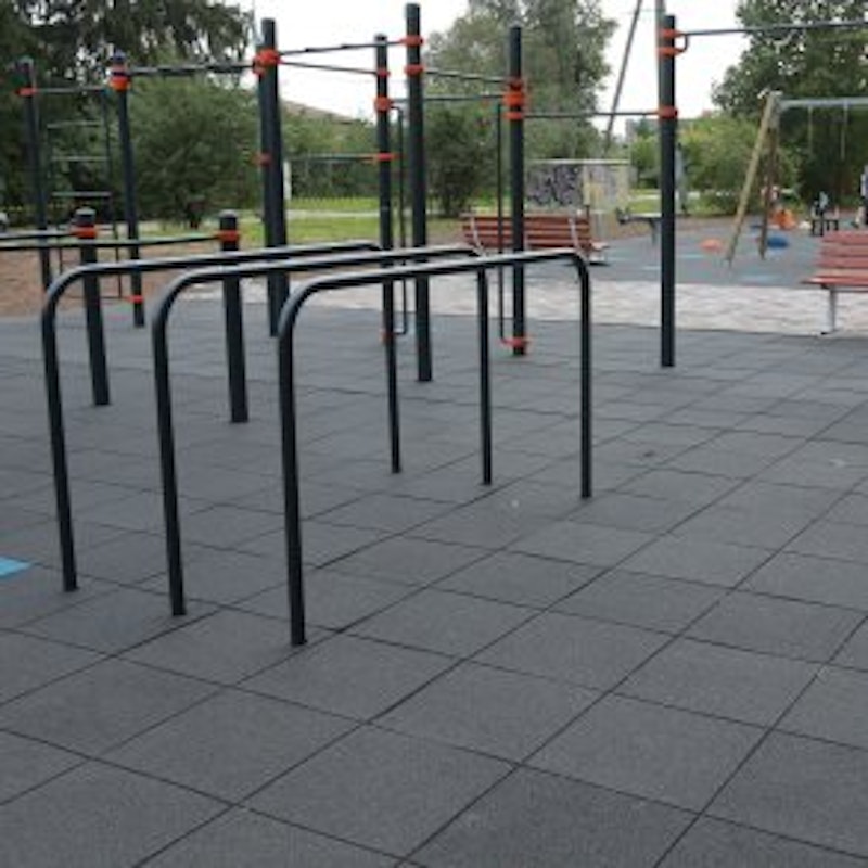 Gummiplatta 110 mm (40+70 mm), 503 x 1006 mm, fallhöjd 280 cm - bild 4