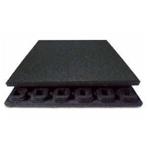 Bonkers fitnessplatta, 503 x 503 mm, 25 mm, SVART - bild 6