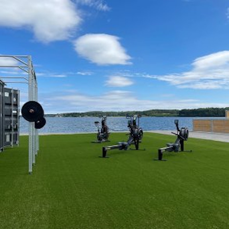 ERIK ECO Safegrass, konstgräs, 120 m² rulle, bredd 4 m - rulle skuren - bild 3
