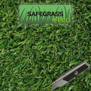 ERIK ECO Safegrass, konstgräs, 120 m² rulle, bredd 4 m - rulle skuren - bild 4