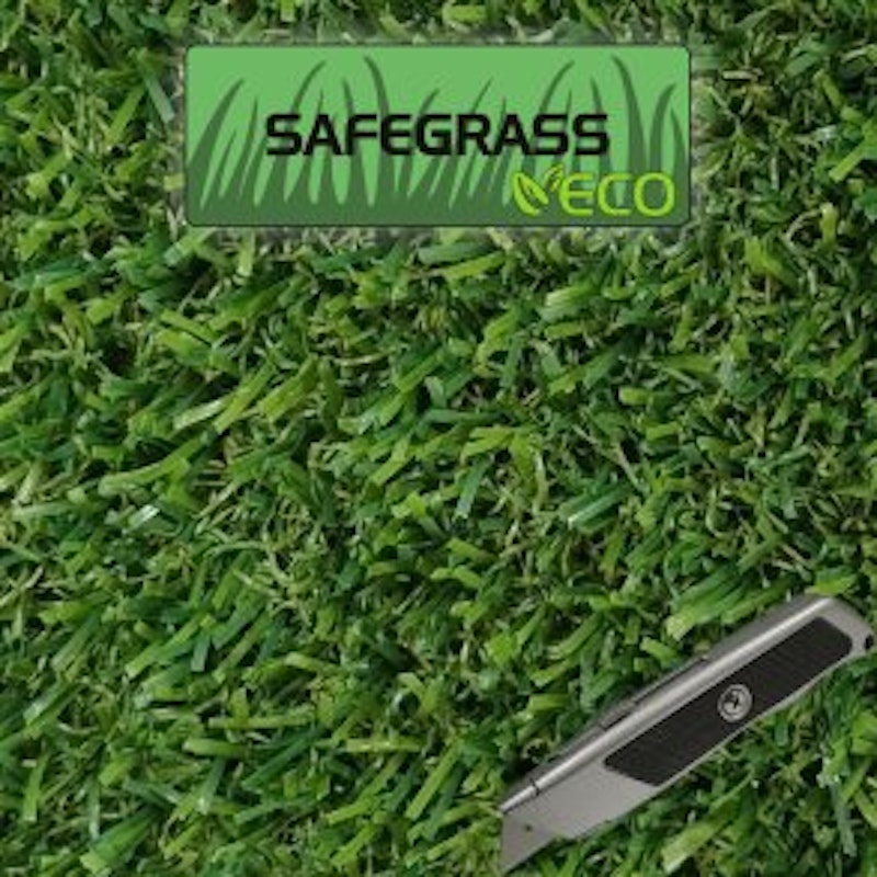 ERIK ECO Safegrass, konstgräs, 120 m² rulle, bredd 4 m - rulle skuren - bild 4