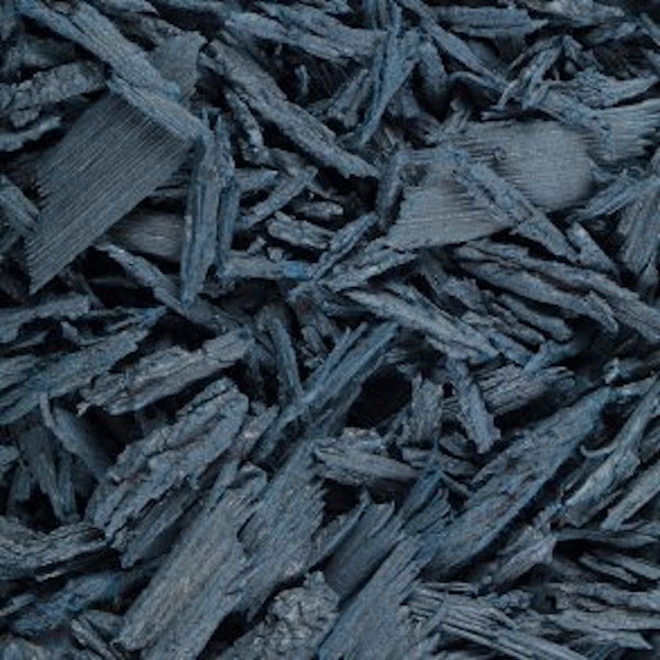 Gummibark, fallskydd, 10 kg-påsar - BLÅ