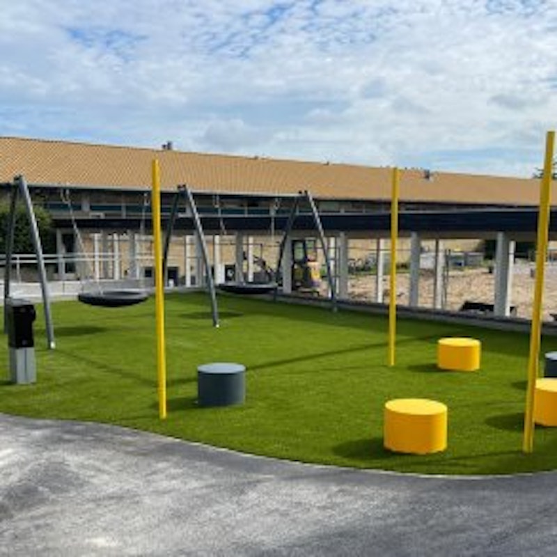 KARLA ECO Safegrass, konstgräs, 50 m² rulle, bredd 2 m - bild 4