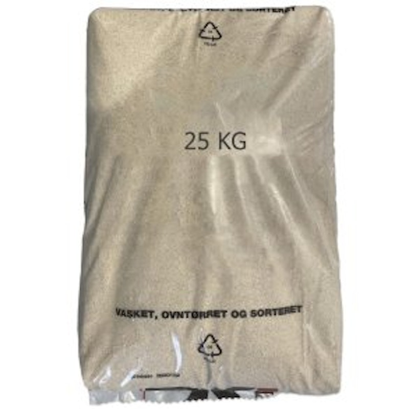 Infill sand (kvarts) 0,3-0,6 mm, 25 kg/säck