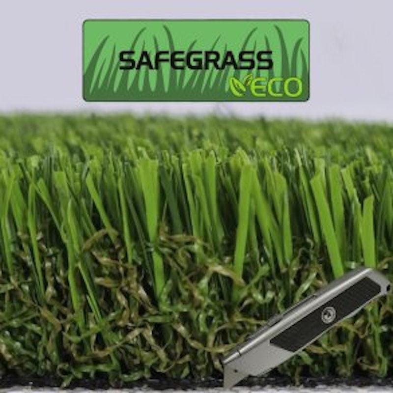 PETER ECO Safegrass, konstgräs, rulle skuren, bredd 4 m