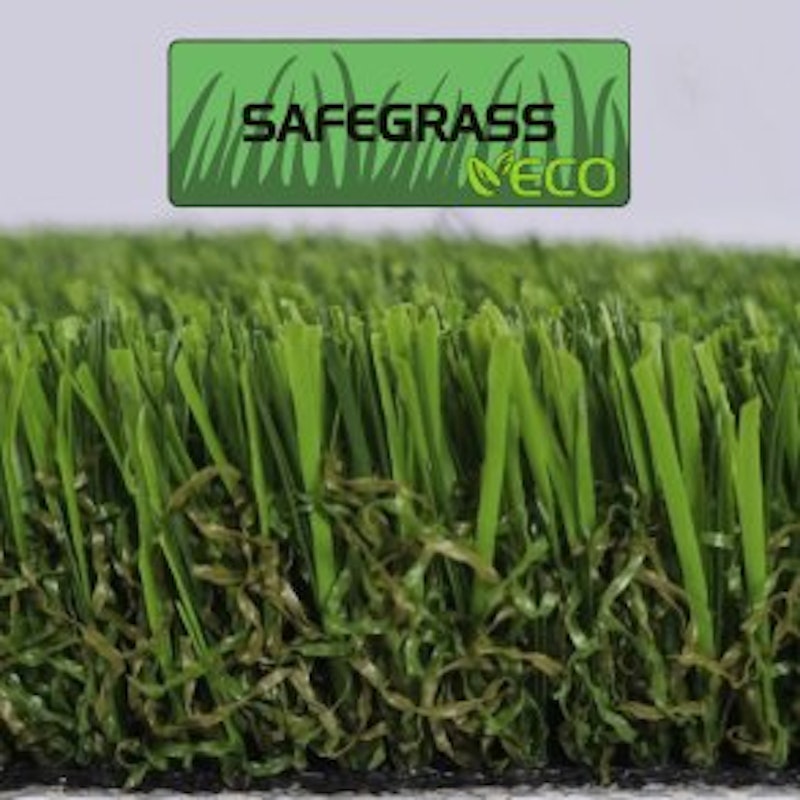 PETER ECO Safegrass, konstgräs, rulle om 100 m², bredd 4 m