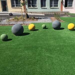 PLAYGRASS ECO Safegrass, konstgräs, 120 m² rulle, bredd 4 m - bild 3