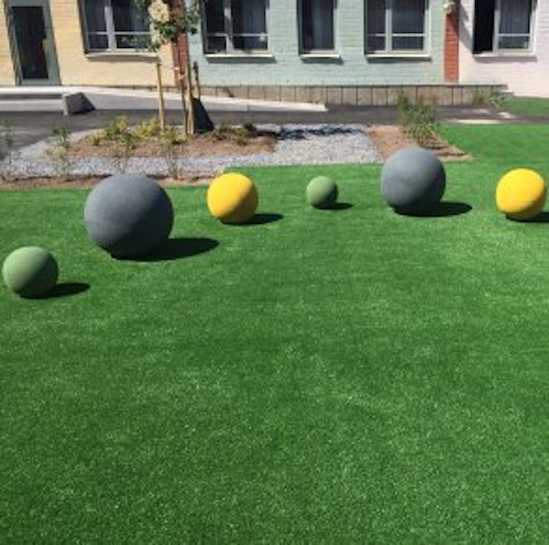 PLAYGRASS ECO Safegrass, konstgräs, 120 m² rulle, bredd 4 m - bild 3