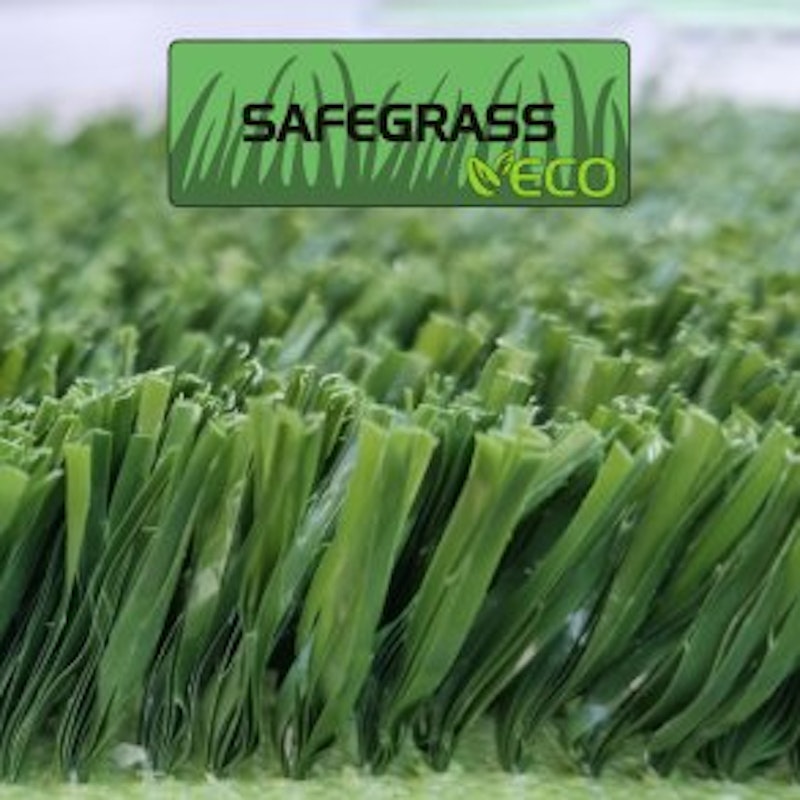 PLAYGRASS ECO Safegrass, konstgräs, 120 m² rulle, bredd 4 m