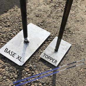 Superglatter Startpaket - Topper + Base XL + 2 x teleskopstänger