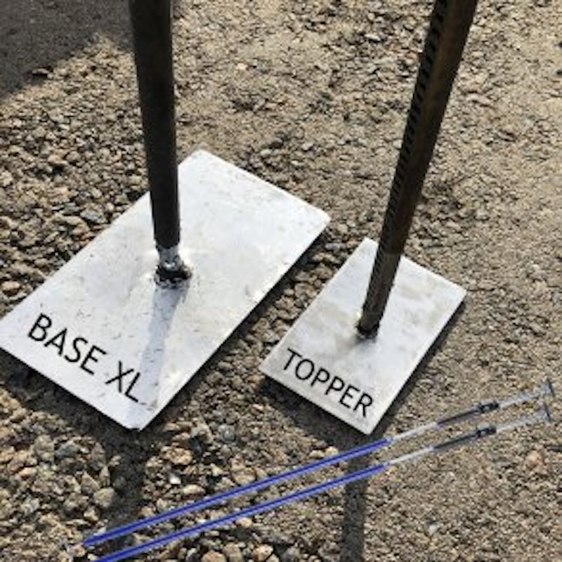 Superglatter Startpaket - Topper + Base XL + 2 x teleskopstänger