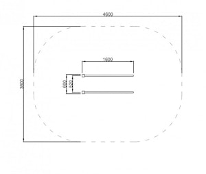 GYMNASTIC RAILS WITH POSTS