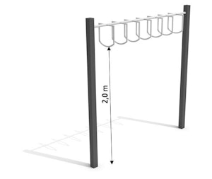 HORIZONTAL BAR WITH HANDLES