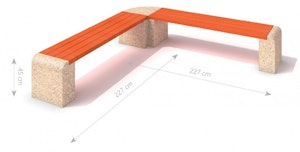 Concrete bench 07