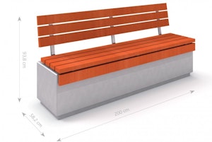 DECO concrete bench 1
