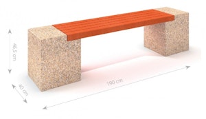 Concrete bench 08