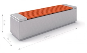 DECO concrete bench 2