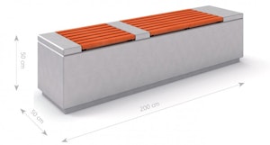 DECO concrete bench 3