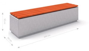 DECO concrete bench 4