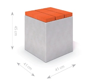 DECO concrete bench 6