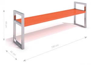 Stainless steel bench 05