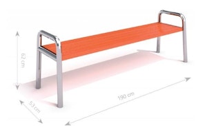 Stainless steel bench 03