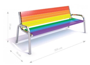 Stainless steel bench 13