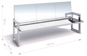 steel bench 21