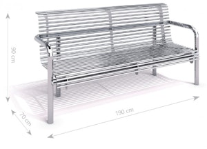 Stainless steel bench 16