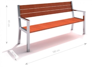 steel bench 17