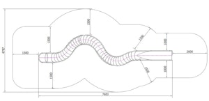 Slide GLITI-S 7,68 m