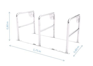 stainless steel bicycle rack 05