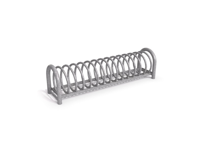 Steel bicycle rack 12